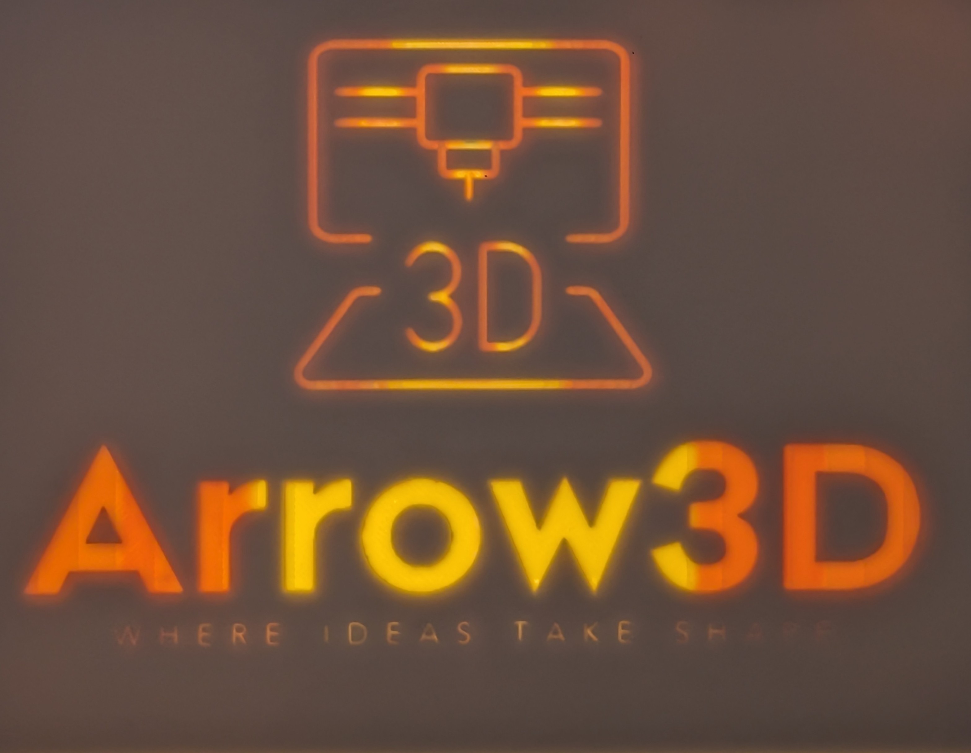 Arrow3D 3D-geprint logo