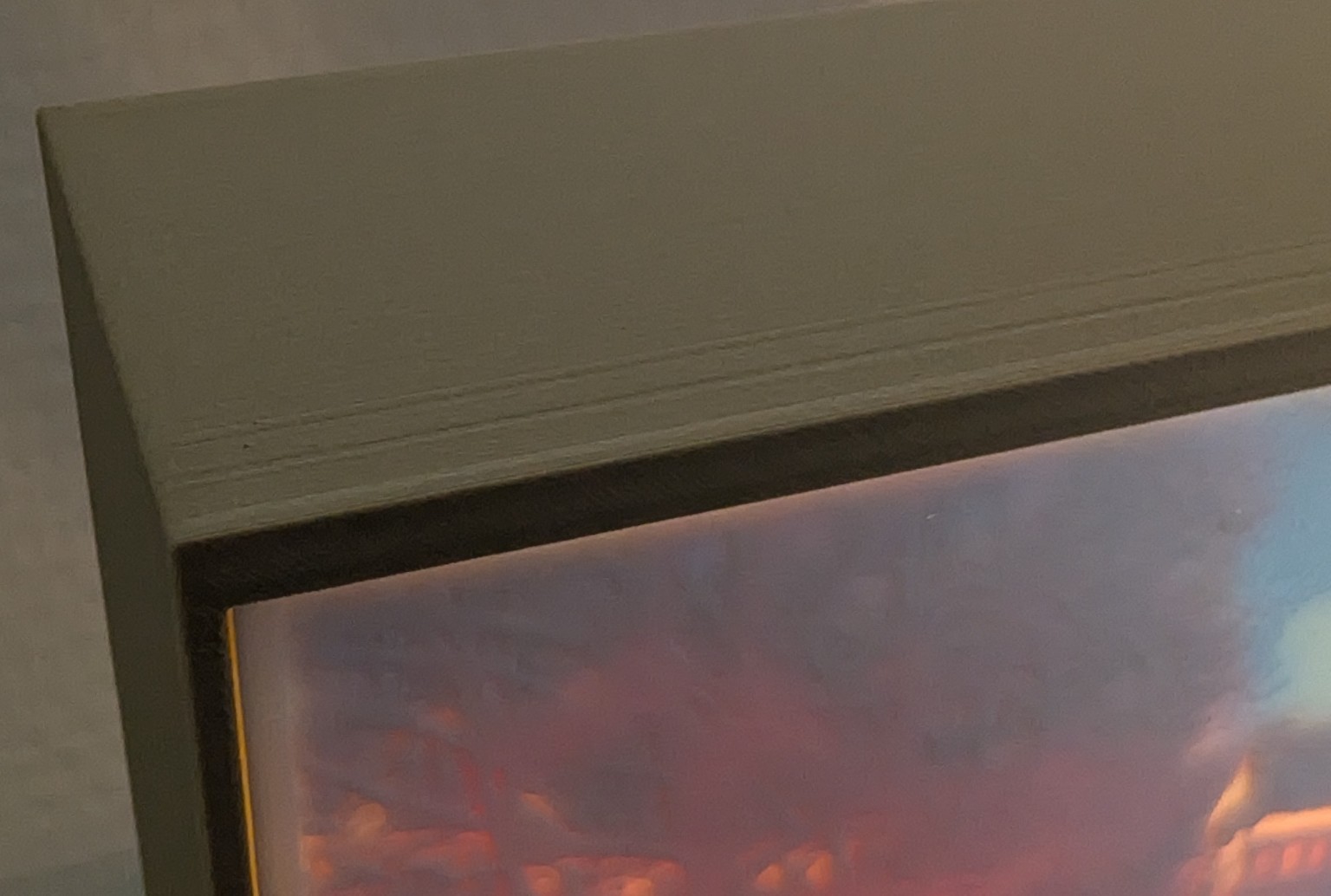 Klein fotolijstje in Klassieke berk (PLA met hout)